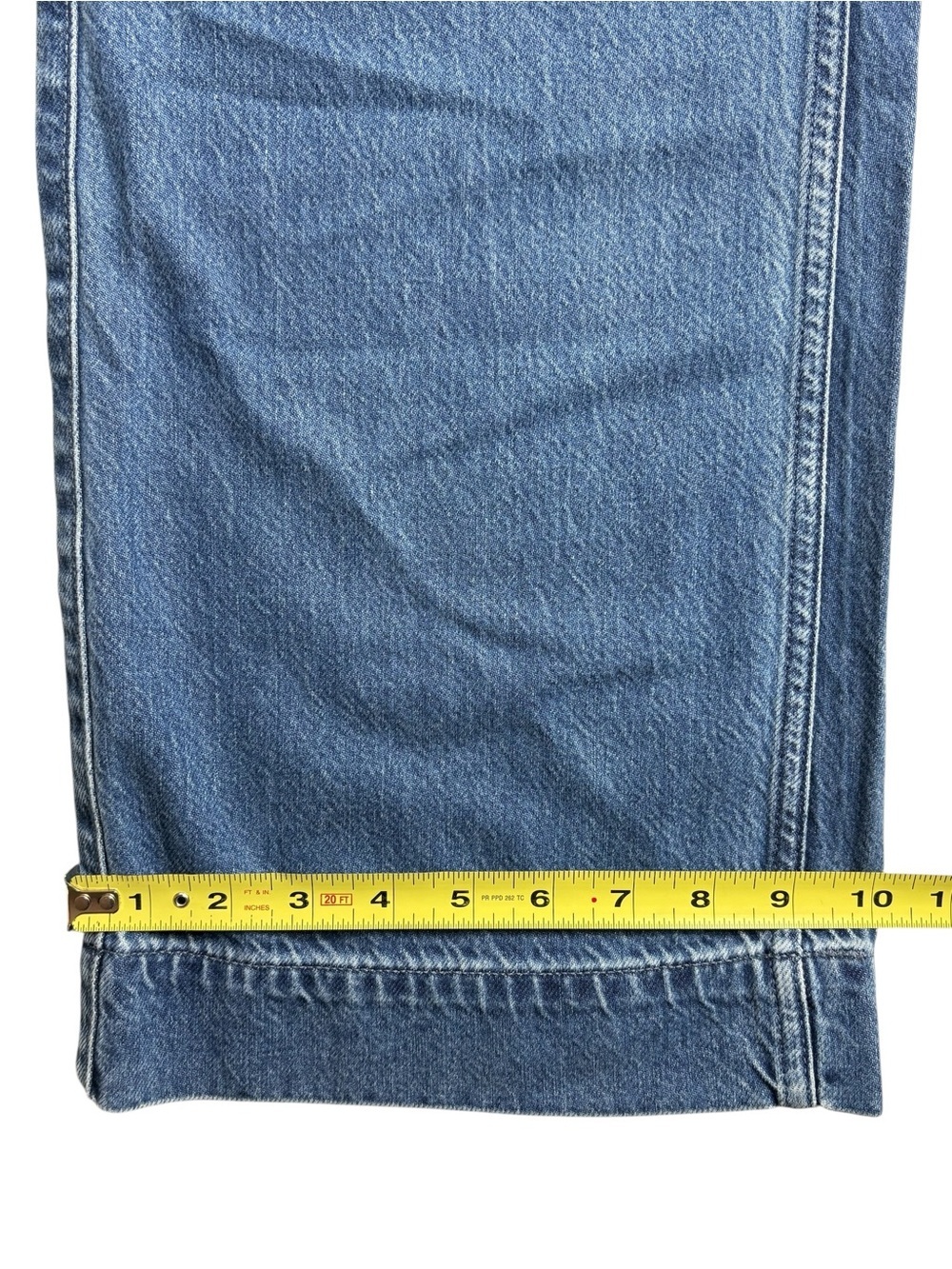 NWT J.Crew Drapey Wide-Leg Trouser Jeans Faded Indigo Blue CG429 Size 29 - Picture 8 of 12
